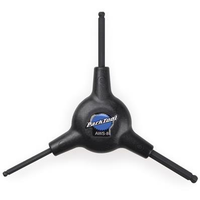 Chave Allen, Tipo Y 4/5/6mm, Park Tool Aws-8, Cromo-vanadium, Abaulada, para Parafusos Difícil Acesso – foto 1