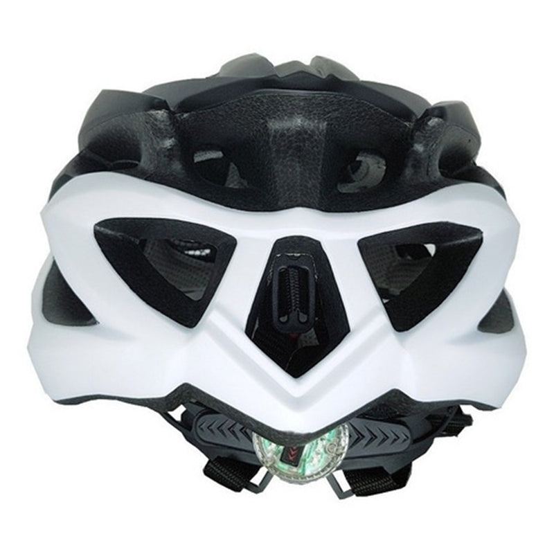 Capacete Ciclismo Absolute Wild Com Sinalizador Pto/Bco M/G