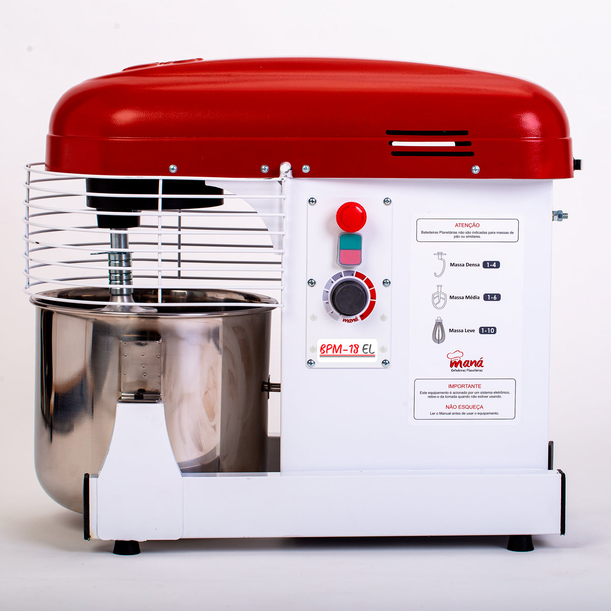 Batedeira Planetária Maná 20l Eletrônica 1/2cv Mono 220v