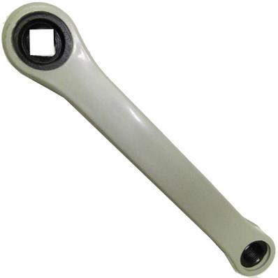 Pedivela Mtb Aço, 170mm, Encapado Cinza, Esquerdo Longheng – foto 1