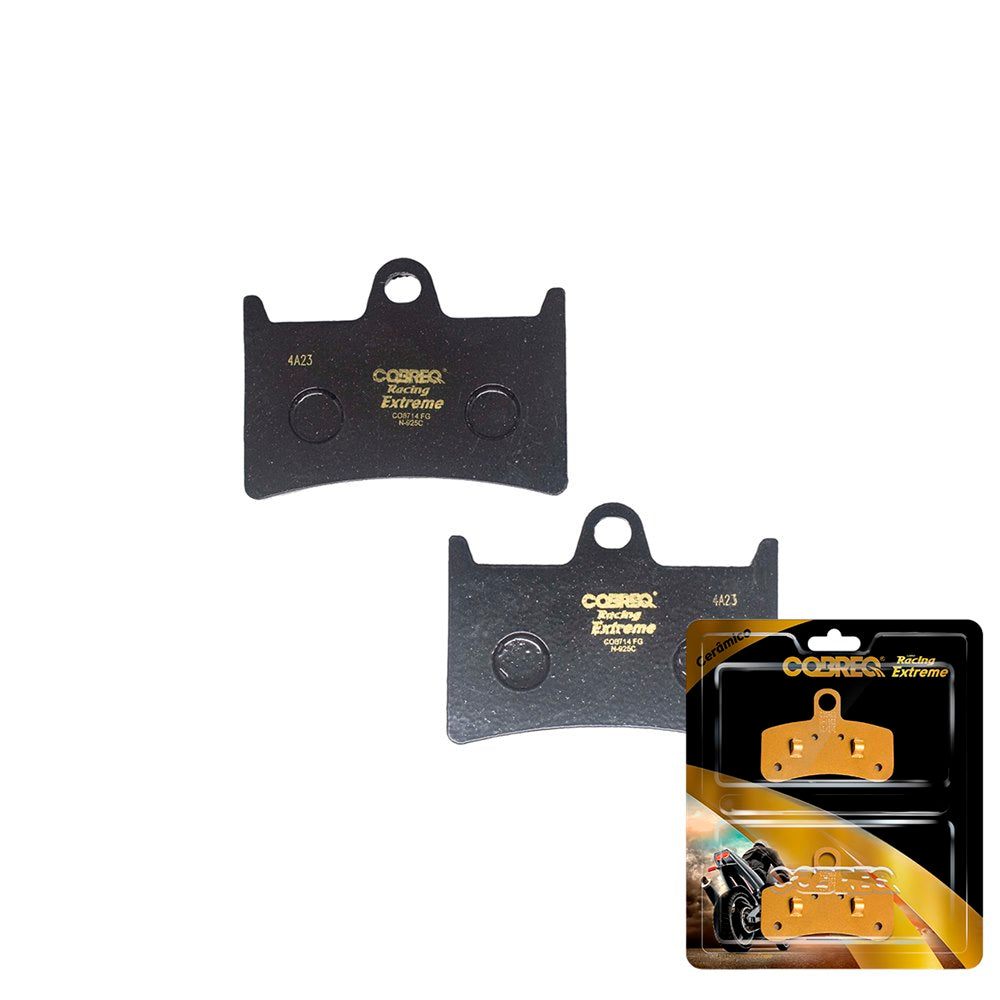 Pastilha Racing Extreme Cerâmica Cobreq N-925C Yamaha MT-09/MT-07/Yzf 1000/FZ6 N/YZF-R6 600/Fjr 1300/XT 1200Z Super Ténéré/YZF-R1 1000/FZ-1/Yzf 600