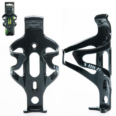 Suporte Garrafa, Policarbonato Preto V-634 Goody, Com Parafusos