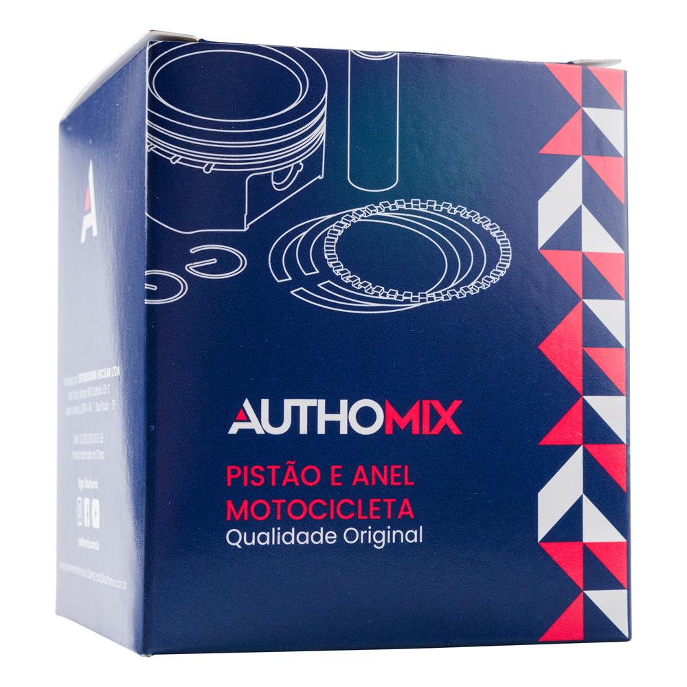 Pistão e Anel Authomix PA79114-50 Yamaha YBR 125/YBR 125 Factor