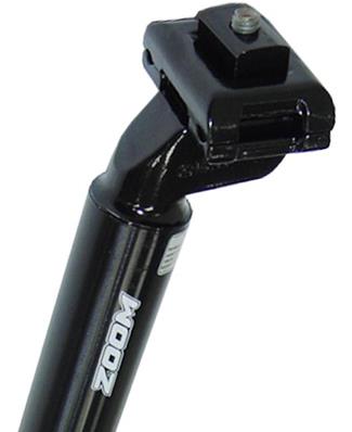 Zoom Canote Selim Aluminio Preto 31,8X350mm Com Carrinho
