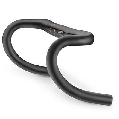 Guidão, Alumínio Corrida, Zoom Dr-al-199bt, 31.8x420mm, Ergonômico, Reach 77mm, Drop 128mm, Ângulação para Trás 6º, Flare 3º – foto 1