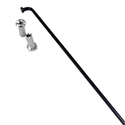 Raio Inox Preto com Niple 2,0 x 275mm by Shadar.