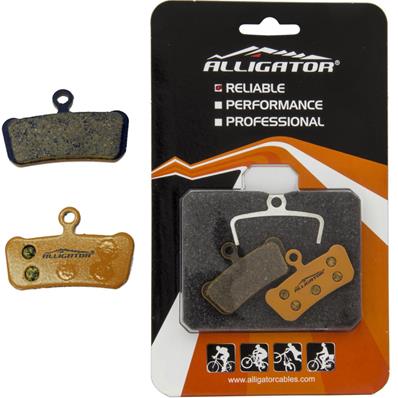 Pastilha de Freio, Orgânica, Alligator Sram / avid Guide / g2 / xo Trail / x7 Trail / x9 Trail, com Mola – Par – foto 1