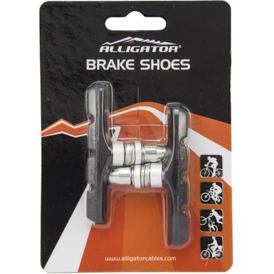 Sapata, Freio V-brake, Alligator, Tipo Shimano, 72mm, Preto, 70g – Par – foto 1