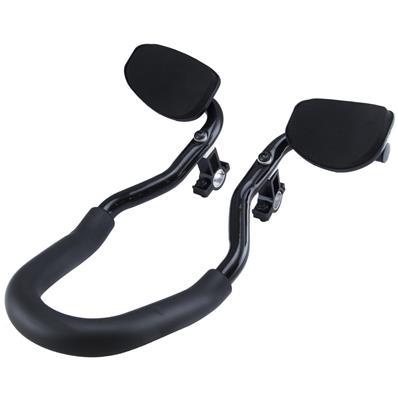 Clip-on Hx-fs-01 de Guidão para Triathlon 22,2mm - 25,4mm em Alumínio Preto, Totalmente Ajustavel, Espumas Confortaveis – Jogo – foto 1