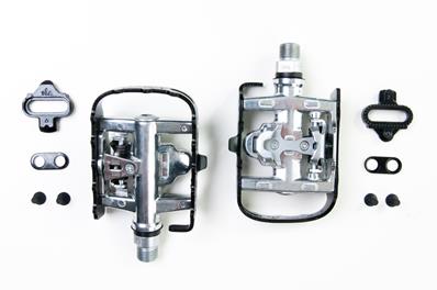 Pedal, Encaixe/ Lataforma, Mtb, Wellgo 95b, Alumínio, Pol/ Preto, Eixo 9/16 Crmo, Rol Selado / du, Ajuste Tensão, com Taquinho, Refletor – Par – foto 3