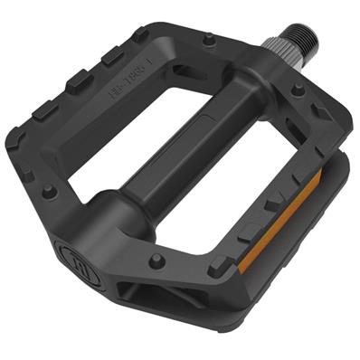 Pedal Free Style, Hb T865, Plástico, Preto, Eixo 1/2, Esferas, Refletor, 104,30x90,8mm – Par – foto 1