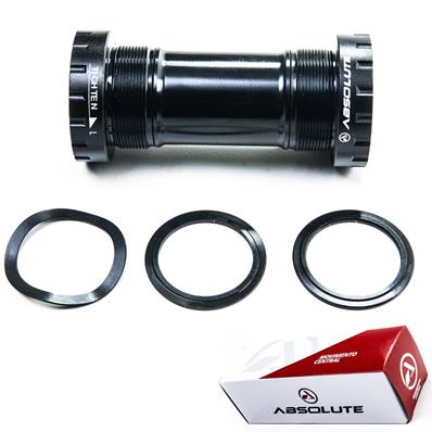 Movimento Central, Bsa para Bb3,8/73mm, 30mm, Absolute, Alumínio, com Rosca, Rol Selados, Preto – Jogo – foto 1