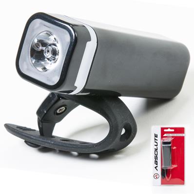 Farol Absolute Jy-7105, Preto, 1 Led de 1 Watt, 2 Modos, À Prova de Chuva