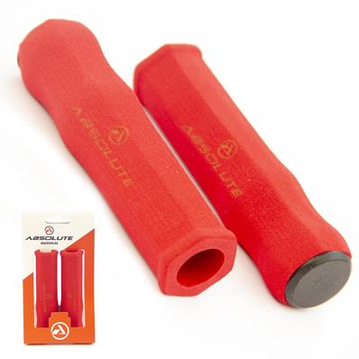 Manopla, Absolute Nbr2, Nbr Super Leve / tipo Silicone, 127mm, Laranja, 34g – Par – foto 1