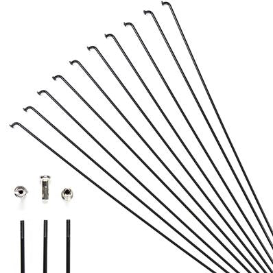 Raio Inox Preto com Niple - Shadar, 2,0 X 285mm