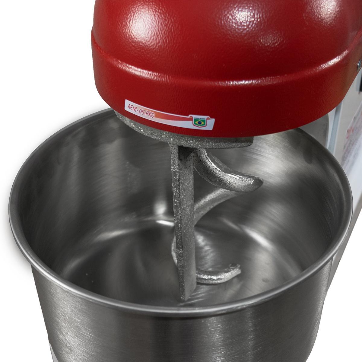 Amassadeira Espiral 5Kg 1/2 Cv Bivolt Maná 110V/220V