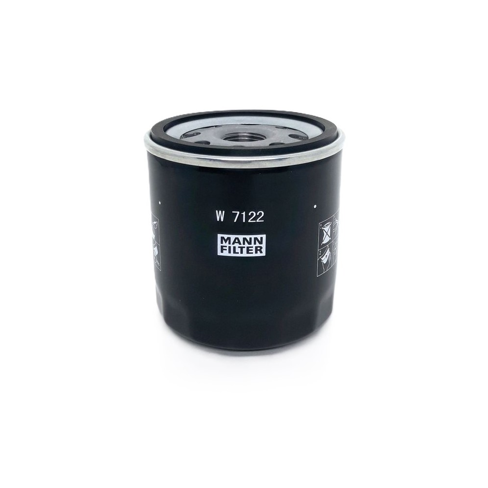 Filtro Blindado Óleo Lubrificante Mann-filter W7122 GM Astra/Cobalt/Corsa/Meriva/Kadett/Monza/Ipanema/Celta/Agile/Classic/Onix/Vectra/S10/Spin