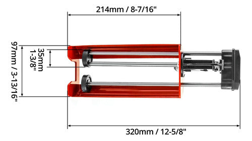 Aplicador Manual Para Chumbador Químico Infinity Hard