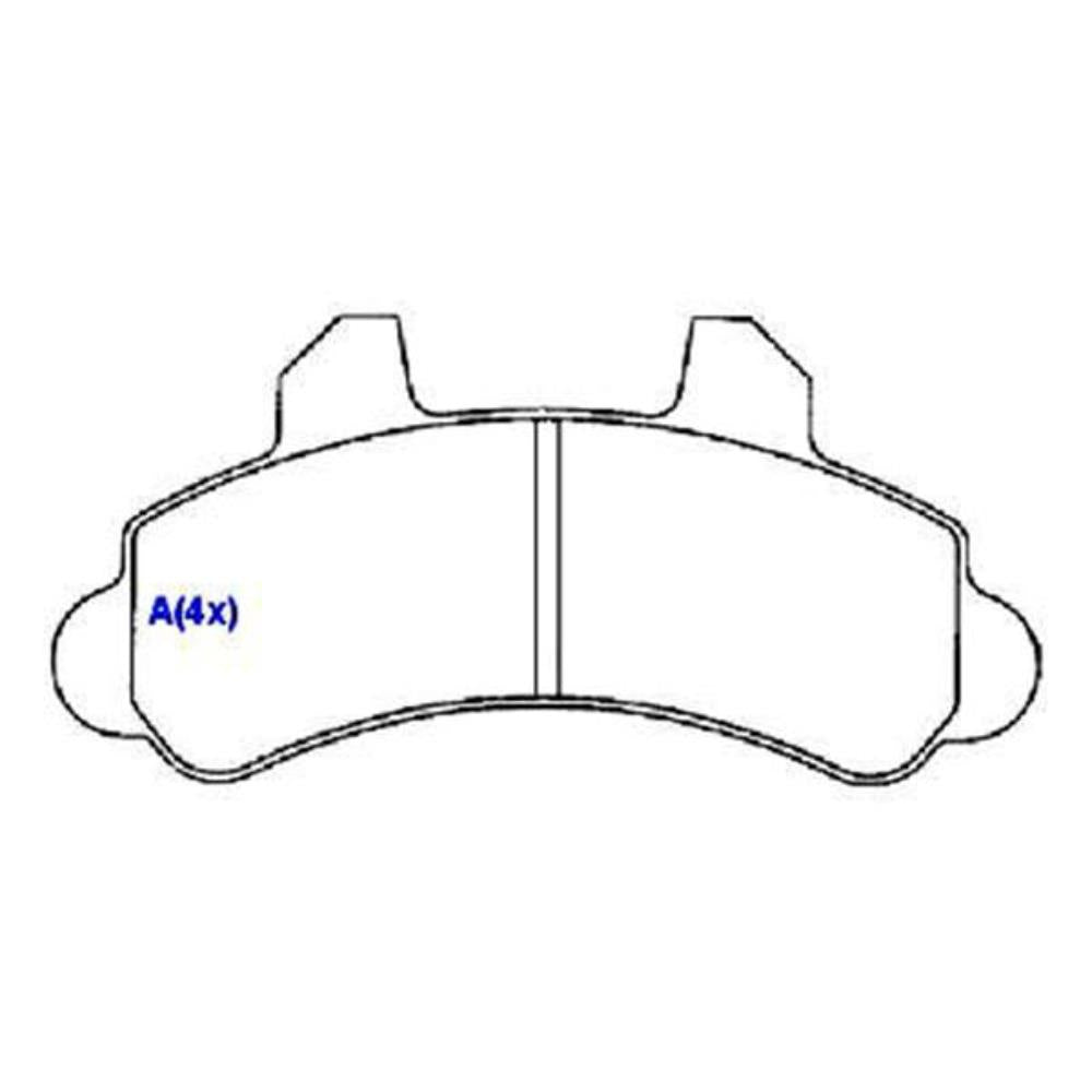 Pastilha de Freio Syl 1093 GM C-20/A-20/D-20, Ford F-1000