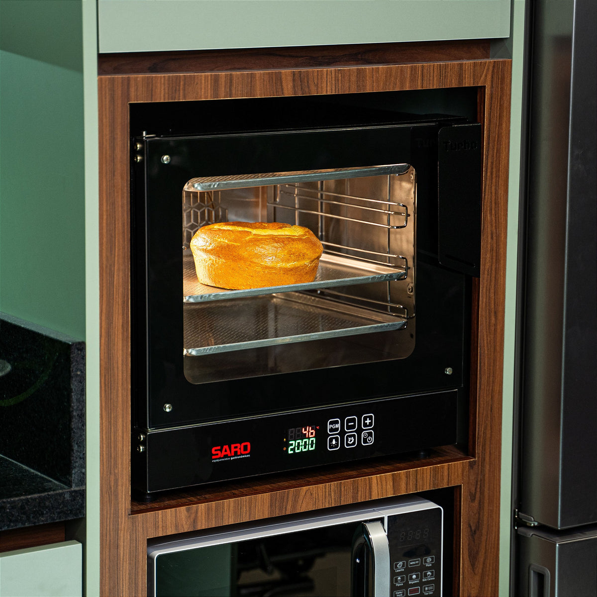 Forno Turbo Elétrico Digital Saro FTD 4 Esteiras