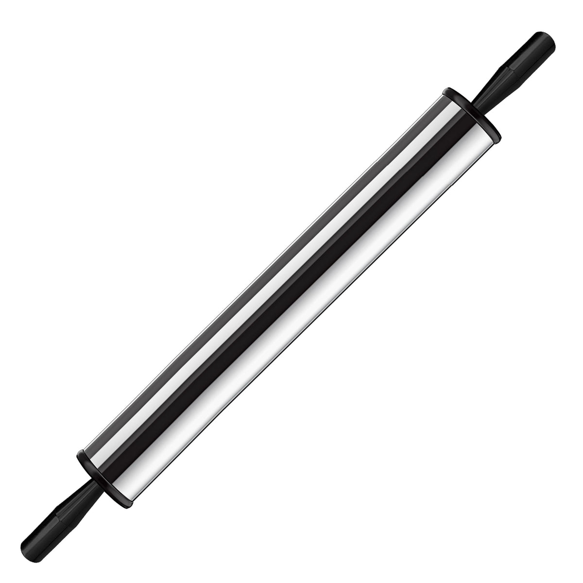 Rolo de Mão para Massa Profissional Cromado Saro RM 40 cm