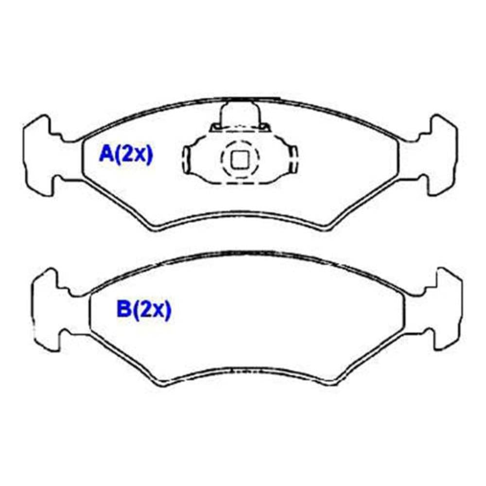 Pastilha de Freio Syl 1229 Ford Ka/Fiesta