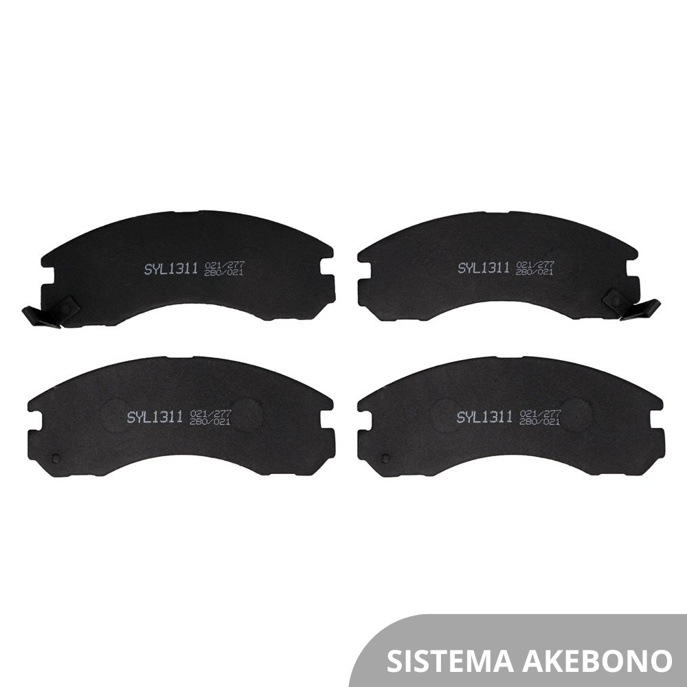 Pastilha de Freio Syl 1311 Mitsubishi L200/Outlander/Pajero/Galant/Eclipse