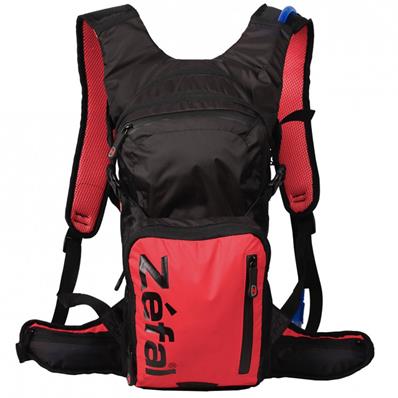 Mochila Hid Zefal Z Hydro Enduro - 8L, 3L Reserv., Preta, Abertura Total, Diversos Comp.