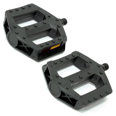 Pedal Mtb, Logan, B-1, Plástico, Preto, Eixo Sueco (1/2) (1/2), com Esferas, 112X102MM – Par – foto 1