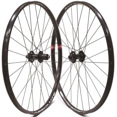 Roda, 29, Alumínio, Absolute Wild Boost, Hg 8 a 12v, 28f, 6 Pawls, 25mm Larg Int, 15x110/12x148mm, Raios Inox, Preto, 2080GR. – Par – foto 1