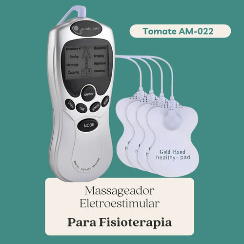 Massageador Eletroestimular Portátil Fisioterapia Muscular