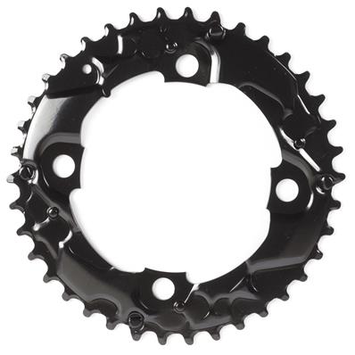 Coroa, 36d, Aço, Absolute Wild, 4 Furos, Bcd 104mm, Indexada, para 2x8/2x9/2x10v, Preto – foto 1