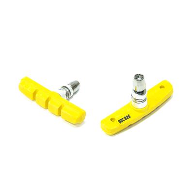 Sapata de Freio Mtb (909V) 70mm Amarelo para V-Brake - Parafuso e Porca Allen