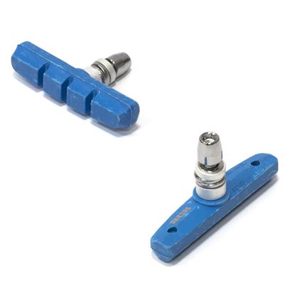 Sapata Mtb 68Mm Azul P/ V-Brake, Parafuso E Porca Allen, V-Brake 5247