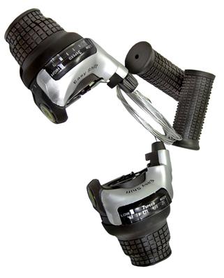 Alavanca Grip-Shift 21V Index K36A com Manoplas, Cabos e Conduites