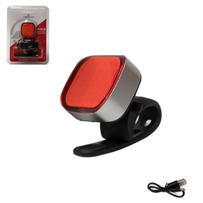 Pisca Traseiro, 36 Leds, 5 Modos, Recarregável Usb, Absolute Square Brake, Acende Ao Frear, Ipx4, Preto – foto 1