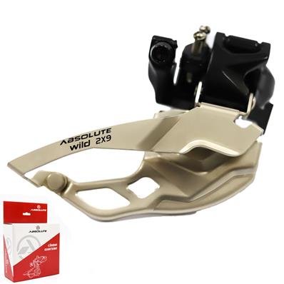Câmbio Dianteiro, 2x9v, Absolute Wild 2, Coroa Max 40d, Cap Total 12d, Alm / nylon – foto 1