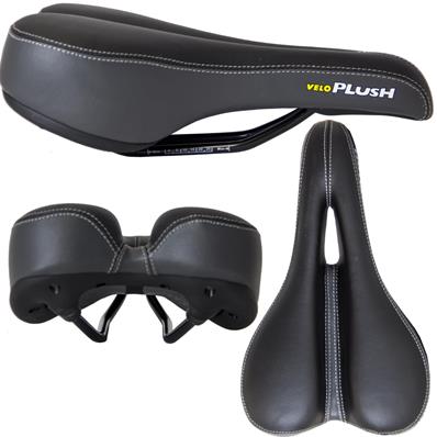 Selim Mtb Velo Plush Vl-3112, Preto / Cinza.