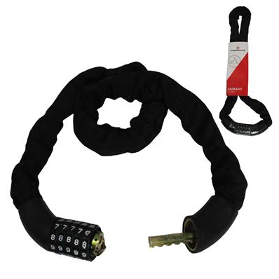 Cadeado Absolute Chain 90Cm, Elos Quadrado, Segredo 10.000 Configurações.