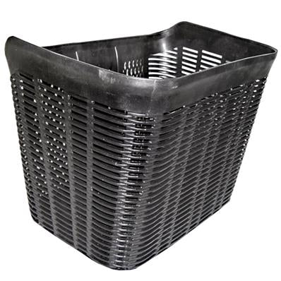 Cesta Aro 26 Grande [35.5x24x24cm] Plástica Preto com Suporte e Haste Logan – Jogo – foto 1