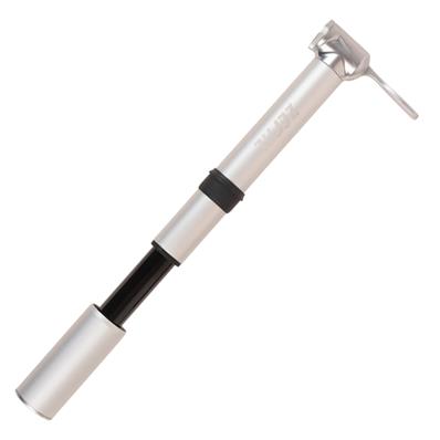 Bomba de Mão, Zéfal Road Micro, 100 Psi, Alumínio,165mm, para Pneus Alta Pressão, Presta / schrader, Prata, 95g Zefal – Jogo – foto 2