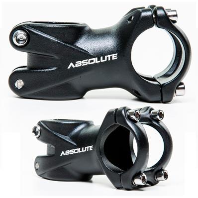 Suporte de Guidão, 31.8x70mm, Alumínio, Absolute Hs061, Preto Fosco – foto 1