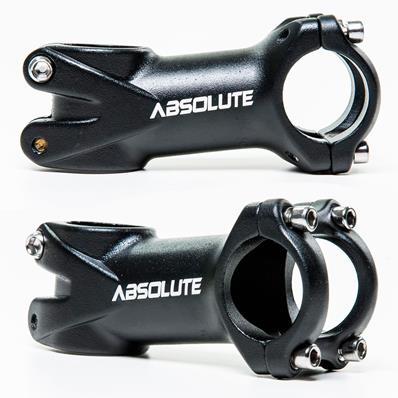 Suporte de Guidão, 31.8x80mm, Alumínio, Absolute Hs061, Preto Fosco – foto 1