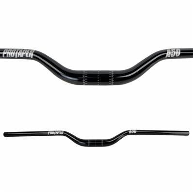 Guidão, Alumínio Mtb Protaper A5,1.8x810mm, Altura 50MM. Alumínio 7050, para Dh / enduro, Ângulação para Trás 8º, para Cima 4º, Preto – foto 1
