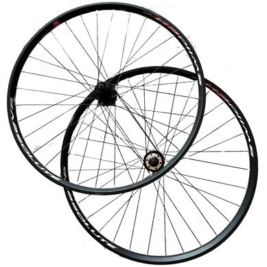 Roda, 29, Alumínio, Absolute Wild 2, Hg 8 a 12v, 32f, 25mm Larg Int, Tubeless, Furo Schrader, Cubos Alumínio. Rol Sel, Eixos T 10, D 9mm – Par – foto 1