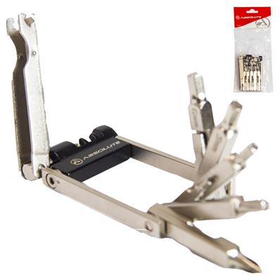 Canivete, 12 Funções Absolute Slim 12, Allen 2/2.5/3/4/5/6mm, Fenda, Philips, Torx T25, Chave Corrente, Chave Rraio 14/15g, Aço – foto 2