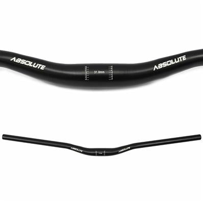 Guidão, Alumínio, Mtb, Absolute Myd-hb-00,1.8x720mm, Altura 20mm, Preto Fosco – foto 1
