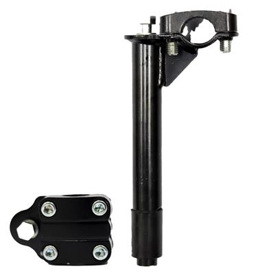 Suporte de Guidão, Cross, Hs01,1,1x150mm, Aço Preto – foto 1