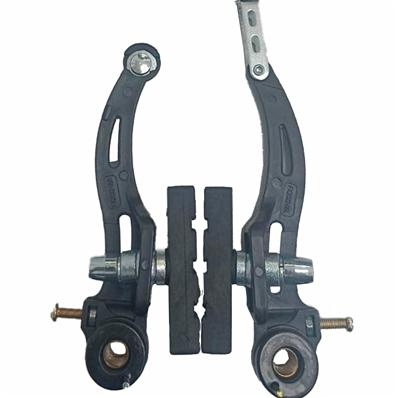 Freio V-brake, Nylon / Aço, Preto, 110mm, com Ajuste de Tensão, Sapata Allen, com Parafusos e Arruelas Gti – Jogo – foto 1