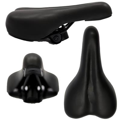 Selim Mtb Ps-az-56b Preto, em Couro Sintético, com Carrinho, [260 x 140mm] – foto 1